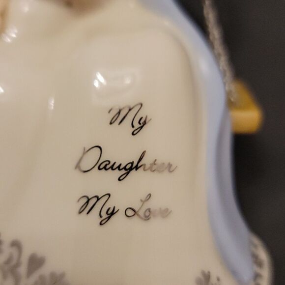 BRAND NEW MY DAUGHTER MY LOVE 2004 HEIRLOOM BRADFORD EXCHANGE PORCELAIN - Picture 6 of 16
